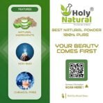 Holy Natural Aloe Vera Powder - 250 GM | For Hair & Skin Care | Suitable for all type of Hair & Skin | Useful For Men & Women - Fast UK Delivery - Image 5