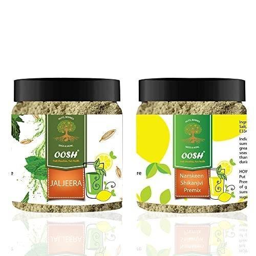 uk51wP6ZUZHYL-1.jpg OOSH Jaljeera & Shikanji Premixes | Refreshing Summer Drink | Instant Drink Premixes (1 kg (500g x 2)) - Fast UK Delivery - Image 1