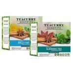 TEACURRY Belly Fat Tea & Slimming Tea Combo (1 Month Pack, 60 Tea Bags) - Supports With Flatter Tummy And Weight Management. - Fenugreek Tea, 120 G - Fast Shipping to USA & Canada - Image 3