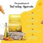 Medimix Ayurvedic Tumeric & Argan Oil Bathing Bar, 125 g (4 + 1 Offer Pack) - Fast UK Delivery - Image 7