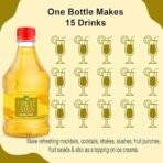 Dhampure Speciality Passion Fruit Mocktail Syrup - Makes 10-12 Drinks Each Bottle, 900Ml (300Ml X 3 Bottles) Pour Add Stir & Sip Syrup For Cocktails Mocktails/Non Alcoholic Beverage - Fast UK Delivery - Image 7