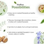 Neuherbs Raw & Unroasted Flax Seeds For Eating -400g | Omega-3 Flax Seeds For Hair Growth | Rich With Fiber For Weight Management | Alsi Seeds - Fast UK Delivery - Image 6