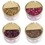 The Indian Chai - Combo, Chamomile Tea, Rose Petals, Hibiscus Tea and Spearmint Tea, for Sleep, Stress, Cholesterol and Immuntiy, All Organic Caffeine Free, Herbal Tea, 25g each, (4 x 25g) - Fast UK Delivery - Image 4