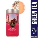 Karma Kettle-Istanbul - 75 GMS | Travel Teas I Hibiscus Apple Green Tea |With Berries & Rose | Loose Leaf Tea | Whole Leaf Tea to Promote Healthy Glowing Skin | Immunity Booster Tea | 100% vegan - Fast UK Delivery - Image 3
