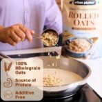 Urban Platter Rolled Oats, 500g (Whole-Grain Oats | High in Fiber and Protein | Breakfast Cereal I Old-Fashioned Oats) - Fast UK Delivery - Image 5
