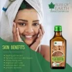 Bliss of Earth 500ML Certified Organic Flaxseed Oil for Eating & Hair, Cold Pressed & Hexane Free - Fast UK Delivery - Image 5