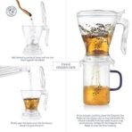 Dancing Leaf Elegante Tea Maker with in-Built Infuser | BPA - Free Material (Tritan) | Bottom Dispensing System | Anti - Drip Technology | Coaster Included | Capacity 550ml - Fast Shipping to USA & Canada - Image 5