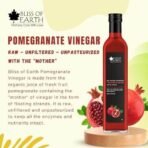 Bliss of Earth Raw Pomegranate Vinegar With Mother, Unfiltered Anar Ka Sirka For Cooking, Healhty Digestion & Metabolism, 500ml - Fast UK Delivery - Image 3