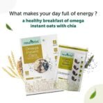 Neuherbs Weight Management Combo (Raw Unroasted Chia Seeds For Eating With Omega 3 And Fiber - 200 Gram + Omega Instant Oats With Chia Seeds 400g) - Fast UK Delivery - Image 4
