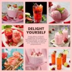 Bliss of Earth Strawberry Sugar free Syrup For Strawberry Shake, Lassi, Mocktail, Diabetic Safe, Zero Calorie, Keto. No Artificial Flavour. 500ml - Fast UK Delivery - Image 7