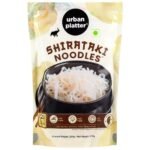 Urban Platter Shirataki Noodles, 270g [Keto-Friendly; Low-Carb, Fat-Free, Gluten-Free; Ultra-Low Calorie Konjac Miracle Noodles] - Fast UK Delivery