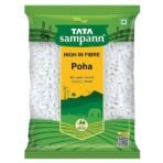 Tata Sampann, High in Fibre Poha(Thick), 1kg - Fast UK Delivery