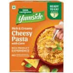 Tata Sampann Yumside Cheesy Instant Pasta with Corn, 285g, Ready to Eat Food, Ready in 60 secs, NO Added Artificial Colours & Flavours, Pack of 1 - Fast UK Delivery