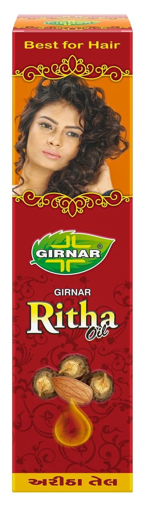 uk61-jaXQTOwL-1.jpg Girnar Herbal Reetha Hair Oil Ayurvedic Aritha Khoda Nu Tel For Women And Men, 500ml | Herbal Anti Dandruff Hair Oil with Reetha, 500ml pack, Nourishing Oil for Hair Growth - Fast UK Delivery - Image 1