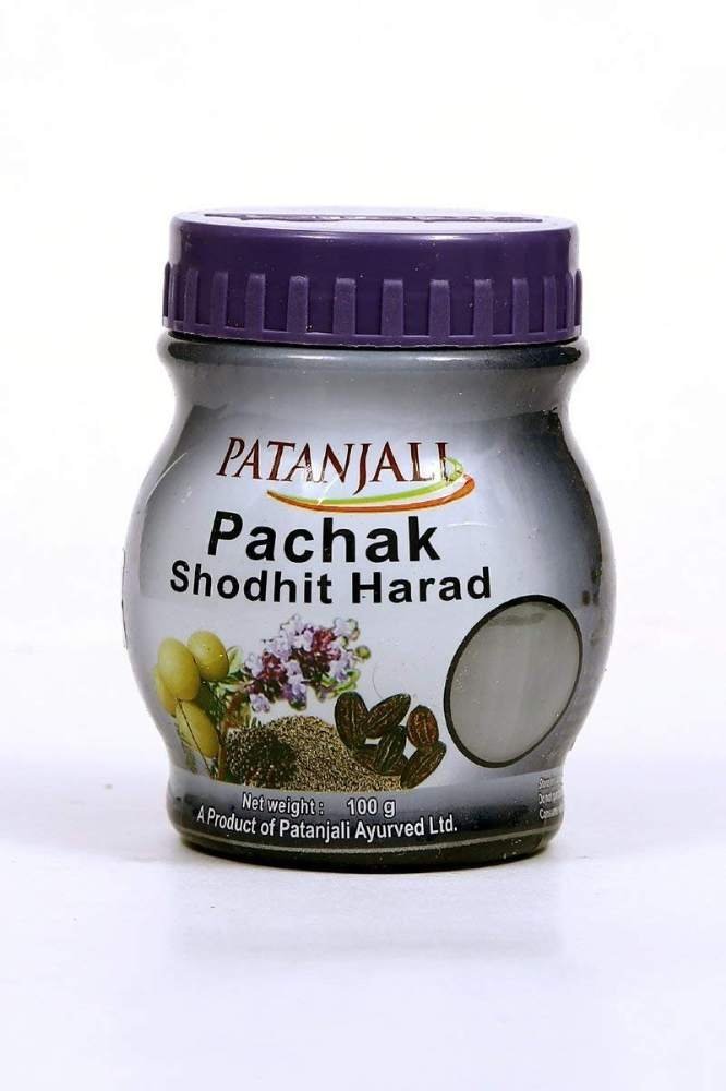uk61-kP5Dio-L.jpg Patanjali Pachak Shodhit Harad - 100G (Pack Of 2) - Fast UK Delivery - Image 1