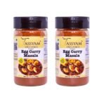 Tassyam Egg Curry Masala 200g (100g x2) | Dispenser Bottle, All Natural, Flavour Burst - Fast UK Delivery