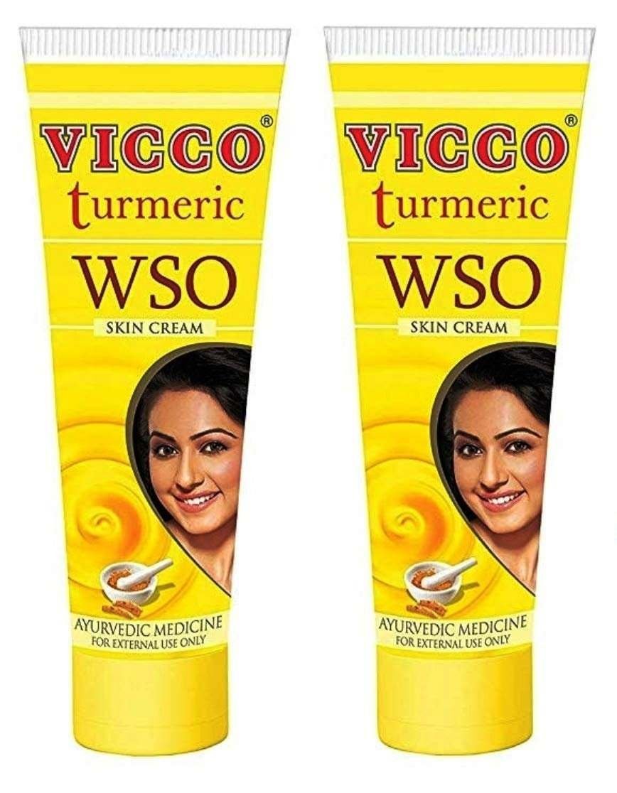 uk611GuKE-V8L-1.jpg Vicco Turmeric-Wso Skin Cream -30Gm - Pack Of 2 - Image 1