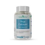 Neuherbs True Calcium 1000mg Supplement For Men & Women- 60 Vegan Tablets | Calcium tablets with Plant Based Vitamin D3 & Natural Magnesium For Healthy Bones & Joints. - Fast UK Delivery