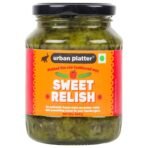 Urban Platter Sweet Relish, 360g [ Tart, Sweet & Salty Topping for Hot Dogs & Sandwiches] - Fast UK Delivery