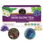 TEACURRY Skin Glow Tea (1 Month Pack | 30 Tea Bags) - Help In Skin Shine, Moisturized Skin, Acne, Anti-Aging, 100 grams - Fast Shipping to USA & Canada