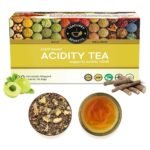 TEACURRY Acidity Tea 30 Tea Bags (1 Month Pack) - Supports Stomach Acidity & Digestion Naturally | Organic Tea With - Rose Petals, Shatavari, Peppermint, Amla, Corainder, Licorice, Holy Basil. - Fast Shipping to USA & Canada