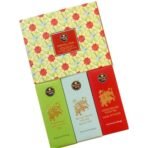 Karma Kettle Essential India Gift Box with Assam Second Flush Tea, Darjeeling First Flush Tea, Nilgiri Winter Frost Black Tea - 30 Pyramid Teabag, 60 g - Fast UK Delivery