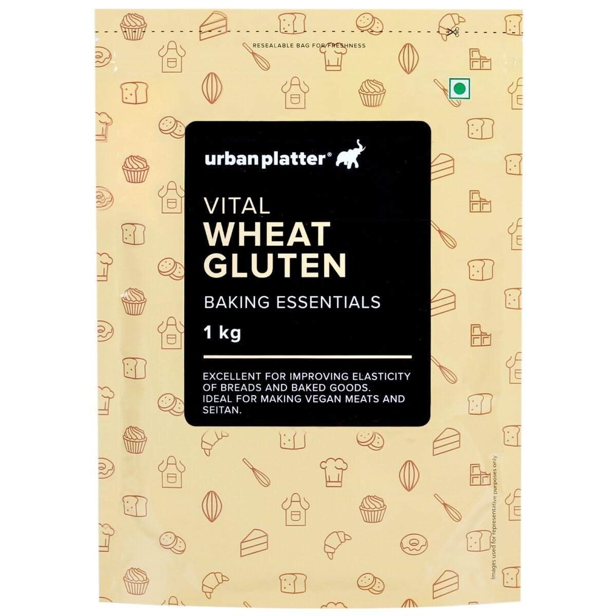 uk612iKqU6q5L-1.jpg Urban Platter Vital Wheat Gluten, 1Kg - Fast UK Delivery - Image 1