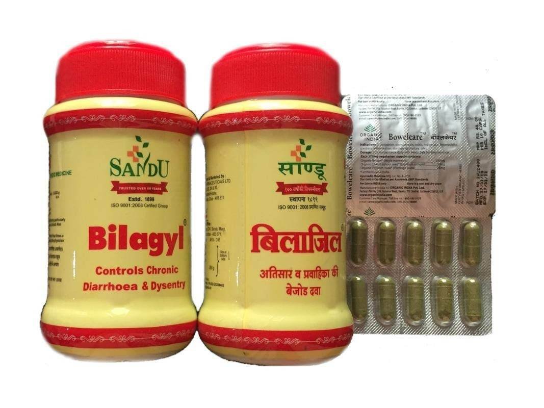 uk613QgWkkAL.jpg Sandu Pharmaceuticals Ltd. Bilagyl, 250 g - Pack of 2 (Bowelcare Capsule No. 10) - Fast UK Delivery - Image 1