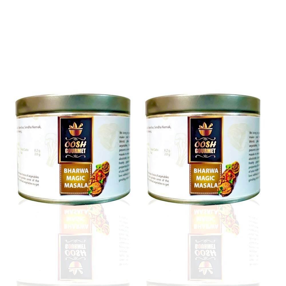 uk613n0QP8aAL-1.jpg OOSH Gourmet's Magic Bharwan Masala | Ready to use Spice Premix | Kitchen Essential | Tasty Delight (200g) - Fast UK Delivery - Image 1