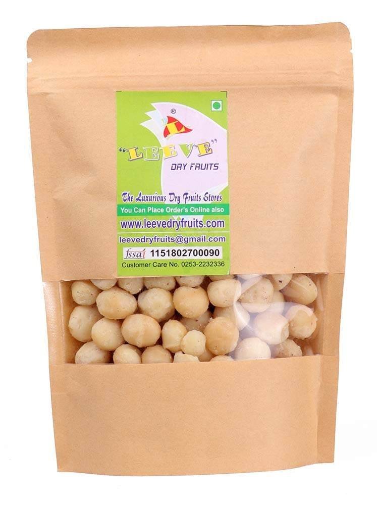 uk614E0xLokJL-1.jpg Leeve Dry Fruits Macadamia Nuts, 800 Grams - Fast UK Delivery - Image 1