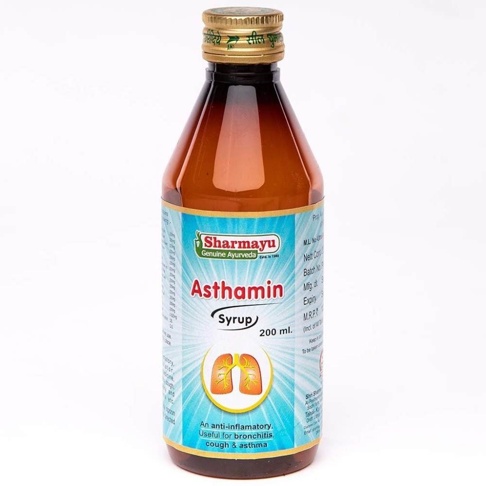 uk614Jhw4ZeCL-1.jpg Sharmayu Asthamin Syrup, 200 ml - Fast UK Delivery - Image 1