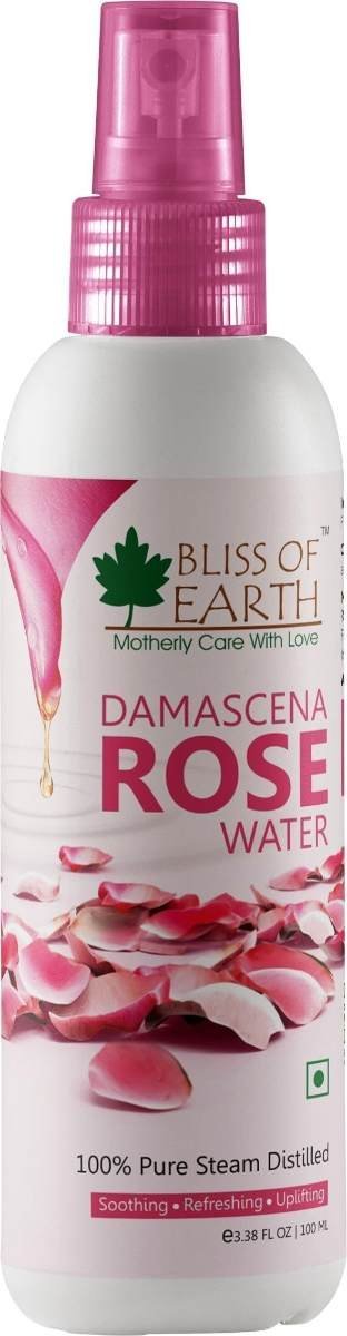 uk614lQiwIloL-1.jpg Bliss of Earth 100% Pure Damascena Rose Water Spray For Face, Steam Distilled, Food Grade, Pure Gulab Jal, 100ML - Image 1