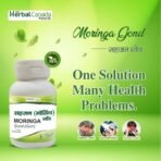 Herbal Canada Moringa Gond | Safed Moringa | 60g (Pack of 2) | Lab Tested | Helpful for Digestion, gastric problem, liver, skin and hair problems - Fast UK Delivery - Image 3