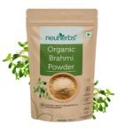 Neuherbs Organic Brahmi Powder (100 gm, Pack of 1) For Men & Women | Ayurvedic Care To Manage Stress & Boost Brain Health | Rich in Antioxident | 100% Pure & Natural | No Added Preservatives - Fast UK Delivery
