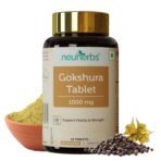 Neuherbs Gokshura Tablet 1000mg | Helps To Support Energy & Strength - 60 Tablets | Tribulus Terrestris | Energy Booster Supplements | General Wellness Tablets for Men & Women - Fast UK Delivery