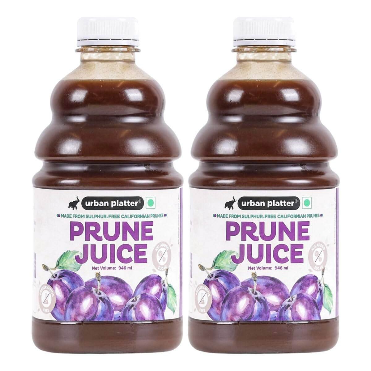 uk617nrYV9bL-1.jpg Urban Platter Prune Juice, 946ml (Pack of 2) (No preservatives | No Added Sugar) - Fast UK Delivery - Image 1