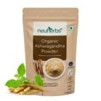 Neuherbs Organic Ashwagandha Powder | Ayurvedic Support for Stress, Mental Calmness & Anxiety Issues | Certified Organic - 100g - Fast UK Delivery