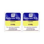 AIMIL Amlycure D.S. Capsule for Total Liver Support| Cleanse and Detox| Protects Cells & Enzymes| 20 Capsules (Pack of 2) - Fast UK Delivery