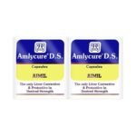 AIMIL Amlycure D.S. Capsule for Total Liver Support| Cleanse and Detox| Protects Cells & Enzymes| 20 Capsules (Pack of 2) - Fast UK Delivery