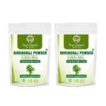 Heera Ayurvedic Research Foundation Natural Bhringraj Powder 400Gm (Pack of 2)|Eclipta Alba for Hair and Skin Care - Fast Shipping to USA & Canada