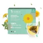 Teabox Premium Organic Green Tea With Dandelion Roots | 100% Whole Leaf Green Tea From The Himalayas | 25Tea Bags - Fast UK Delivery