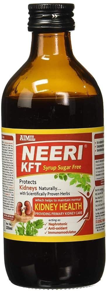 uk6196EYR7YL.jpg Aimil Neeri Kft Ayurvedic Sugar Free Syrup - 200Ml - Fast UK Delivery - Image 1