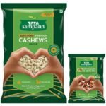 Tata Sampann Pure Cashews Whole| 1kg Value Pack & Tata Sampann Dry Fruits & Nuts Mix, 200 g - Fast UK Delivery