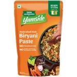 Tata Sampann Yumside Biryani Paste/Masala- Hyderabadi Style, 150g, Instant Ready to Cook, Ready in 25 min, NO Preservatives, NO Added Artificial Colours & Flavours, Pack of 1 - Fast UK Delivery