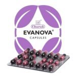 Charak Pharma Evanova Capsule for Relief In Menopausal Complaints Like Hot Flashes, Night Sweats & Mood Swings - 20 Capsules (Pack of 2) - Fast UK Delivery