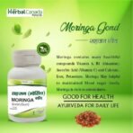 Herbal Canada Moringa Gond | Safed Moringa | 60g (Pack of 2) | Lab Tested | Helpful for Digestion, gastric problem, liver, skin and hair problems - Fast UK Delivery - Image 5