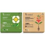 Teabox Organic Darjeeling Green Tea 25 Teabags & Teabox Organic Ashwagandha Green Tea 25 Teabags - Fast UK Delivery
