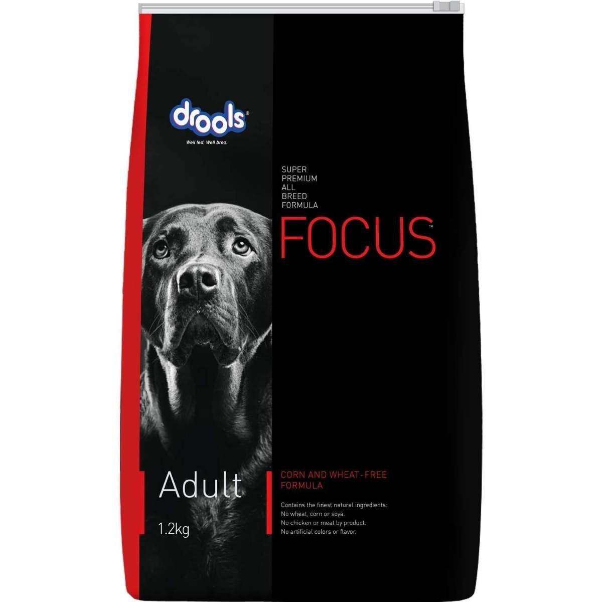 uk61BMiHi0KbL-1.jpg Drools Focus Adult Super Premium Dry Dog Food , 1.2kg Pack - Fast UK Delivery - Image 1