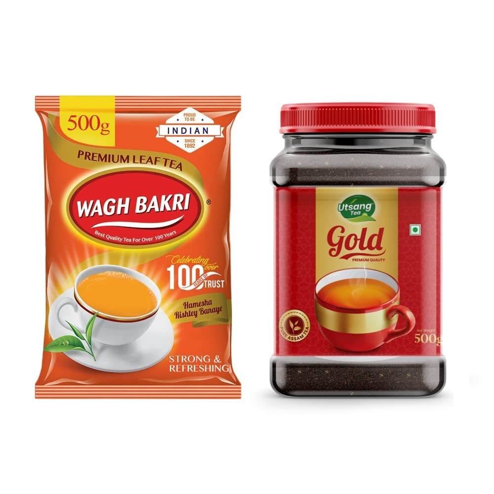 uk61CIoxoKSEL-1.jpg Wagh Bakri Leaf Tea 500g Pouch Pack of 2 - Fast UK Delivery - Image 1