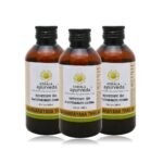 Kerala Ayurveda Mahanarayana Thailam - 200 ml | Ayurvedic Oil for Muscle Soreness & Stiffness | Increases Flexibility in Joints & Relieves Pain | Tel Massage Oil | Strengthens Muscles (Pack of 3) - Fast UK Delivery